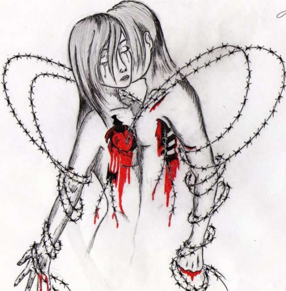 Странные рисунки карандашом