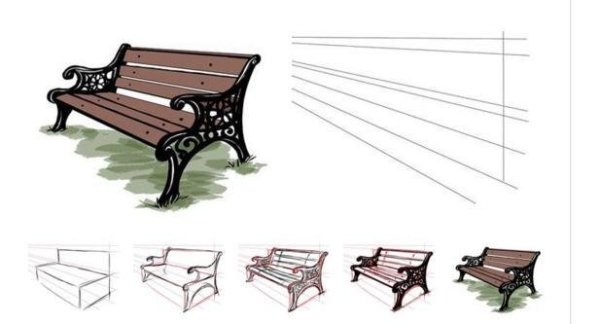 Рисунок осень карандашом