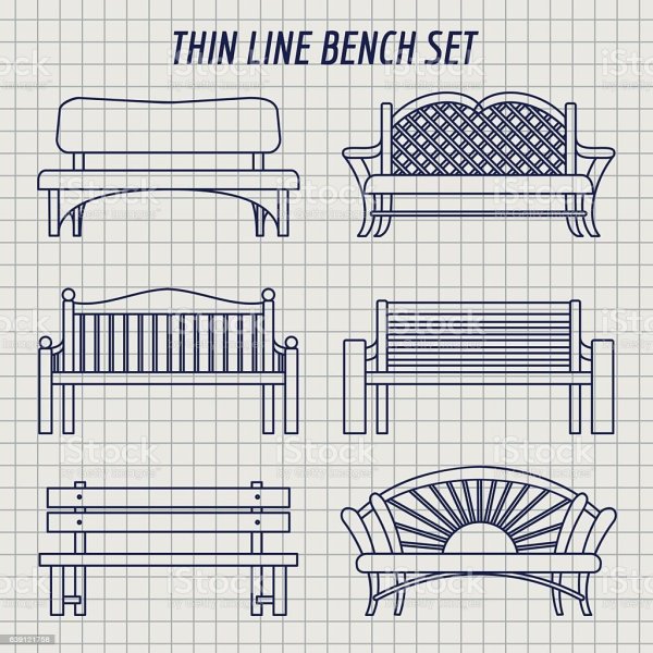 Лавка рисунок