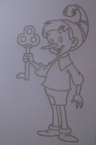 Раскраска Буратино и черепаха