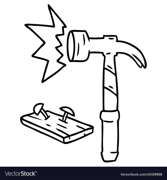 Гвоздь раскраска