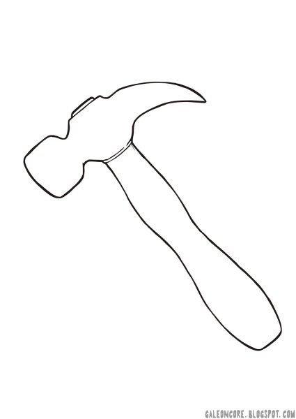 Рисование столярных и слесарных инструментов