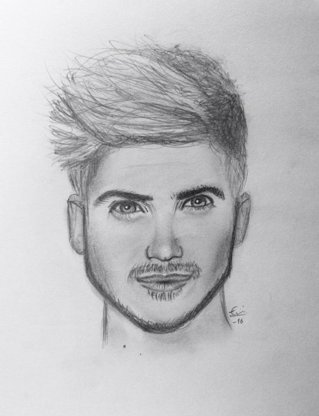 Портрет ЮТУБЕРА карандашом