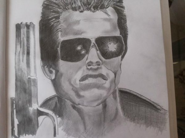 Портрет Арнольда Шварценеггера