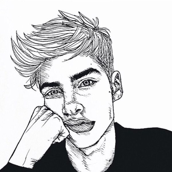 Парни для срисовки