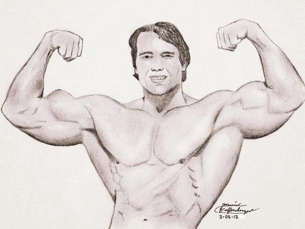 Арнольд Шварценеггер портрет