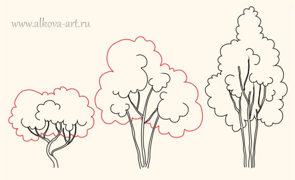 Кусты для рисования