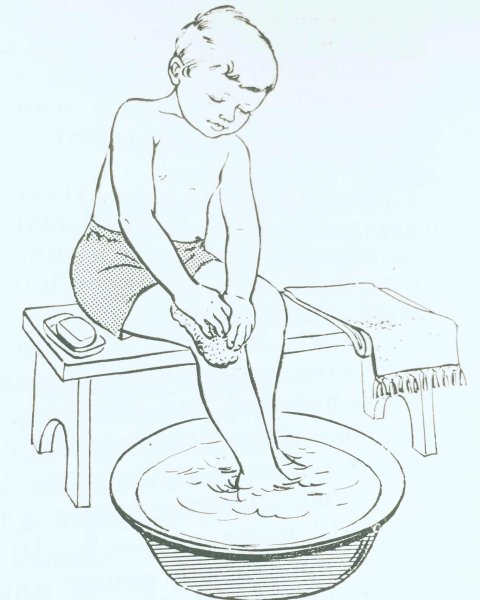 Рисунок на тему закаливание