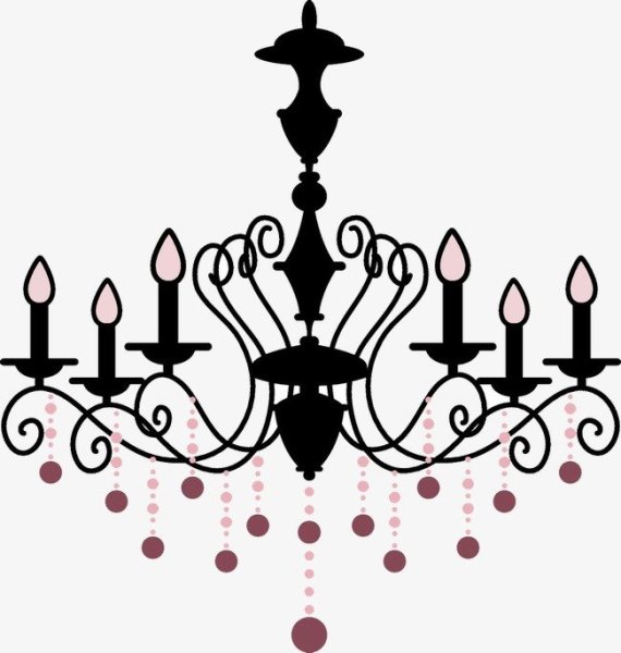 Люстра рисовать