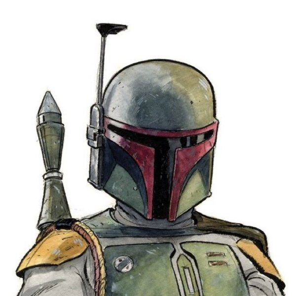 Звёздные войны рисунки Боба Фетт