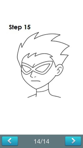 Как рисовать Робина