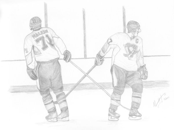 Раскраска хоккеист Овечкин