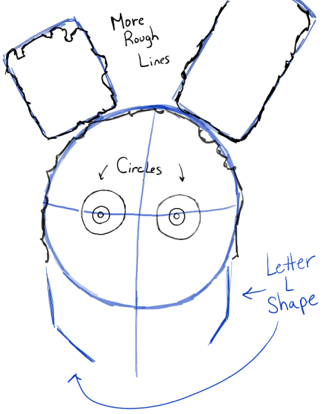 Поэтапное рисование спрингтрапа