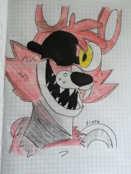 Фокси рисунок для срисовки