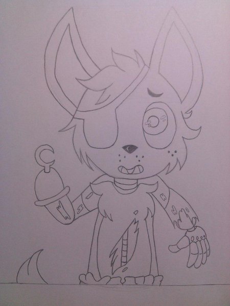 ФНАФ для срисовки карандашом