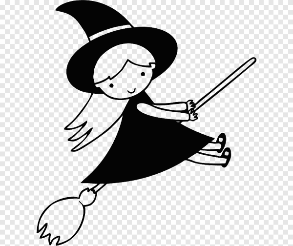 Рисунки на Хэллоуин карандашом ведьма