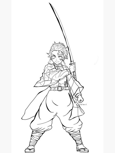 Танджиро Камадо раскраска