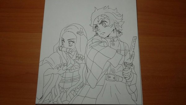 Персонажи из клинок рассекающий демонов для срисовки