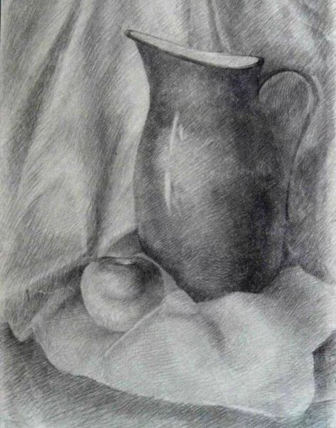 Академическая штриховка натюрморты