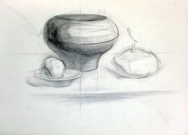 Натюрморт карандашом