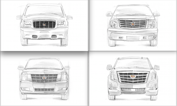 Cadillac Escalade Blueprint