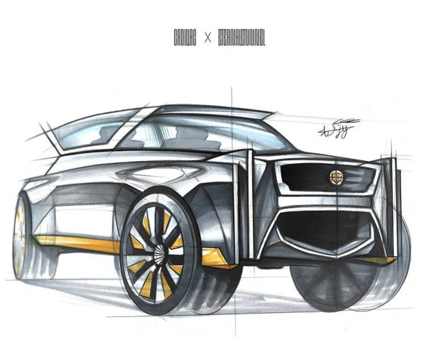 Простые скетчи автомобилей вид сбоку