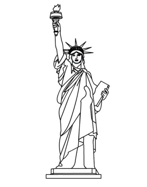 Статуя свободы Нью-Йорк