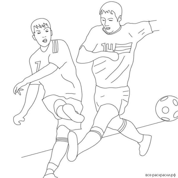 Раскраска Мануэль Нойер