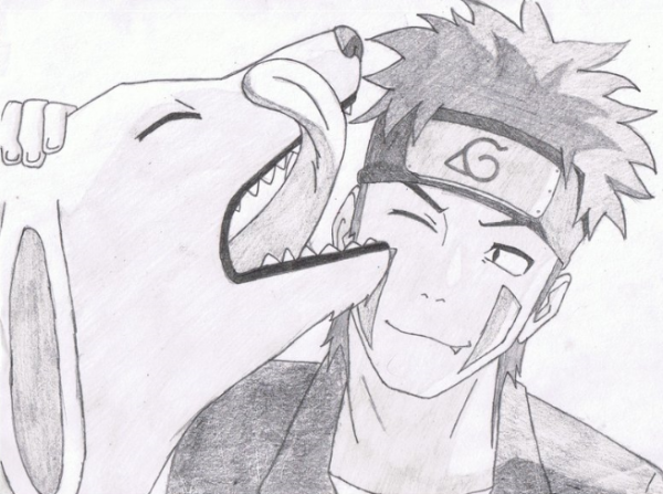 Киба Инузука для срисовки