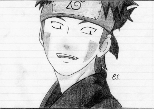 Киба Инузука для срисовки