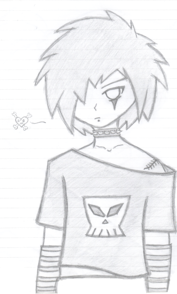 Эмо рисунки для срисовки