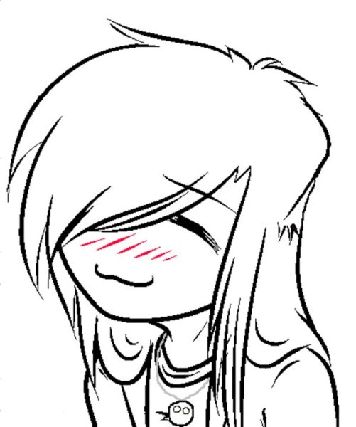 Эмо для срисовки