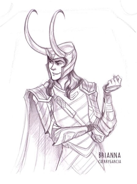 Нарисовать Локи бобо