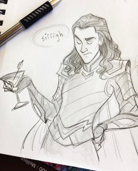 Локи рисунок для срисовки