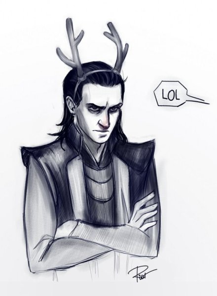 Локи Лафейсон портреты