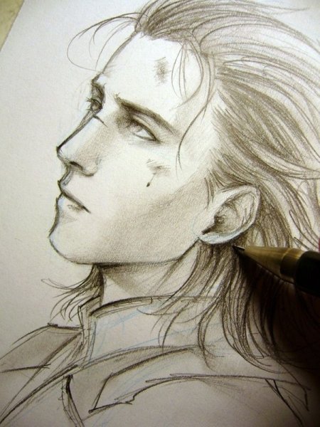 Тор рисунок карандашом для срисовки