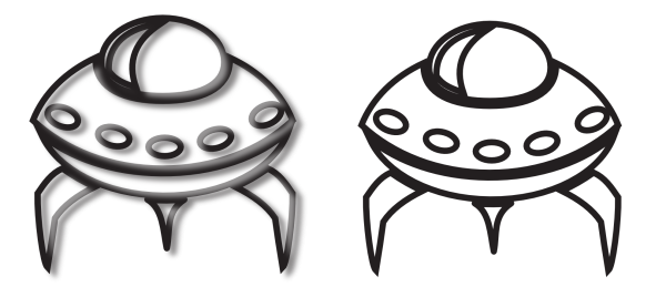 Летающая тарелка раскраска для детей