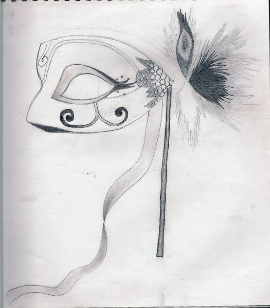 Маскарад рисунок