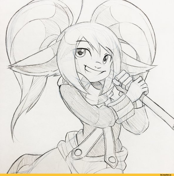 Лига легенд для срисовки