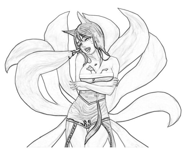 League of Legends раскраска