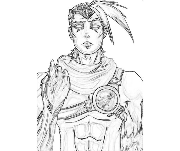 Варус лига легенд карандашом