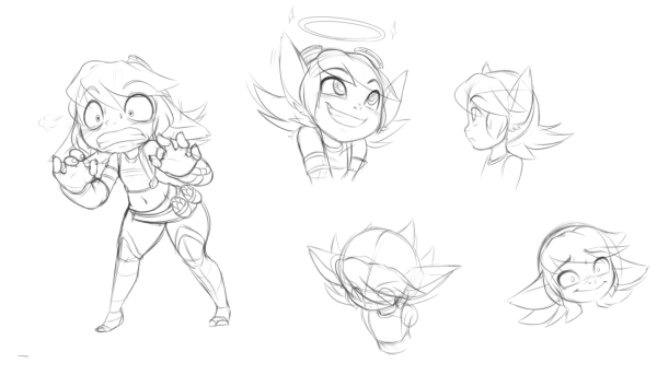 Скетчи персонажей лига легенд