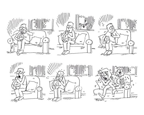 Комиксы черно белые для детей