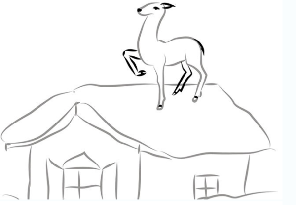 Иллюстрация к сказке серебряное копытце рисунок