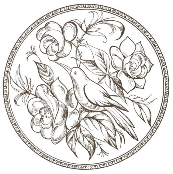 Эскизы для росписи