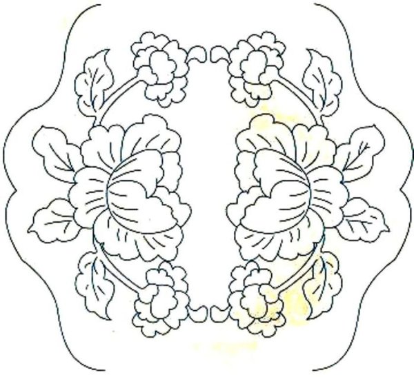 Жостовский поднос раскраска