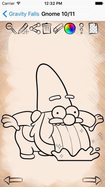 Гравити Фолз герои карандашом