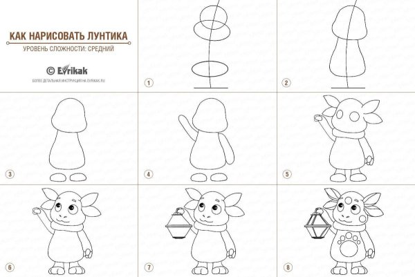 Пошаговые детские рисунки