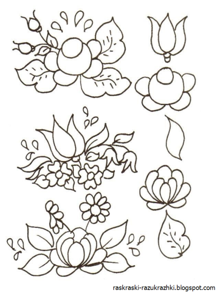 Роспись по дереву эскизы