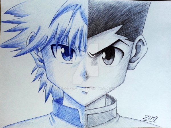 Киллуа для срисовки